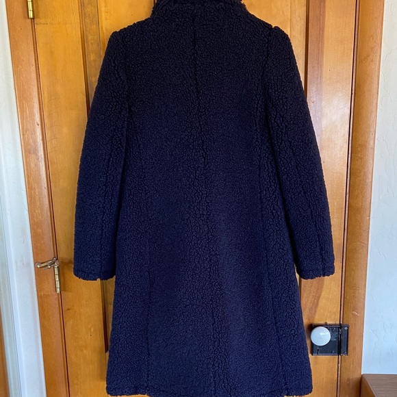 Talbots Navy Teddy Coat - Picture 4 of 4